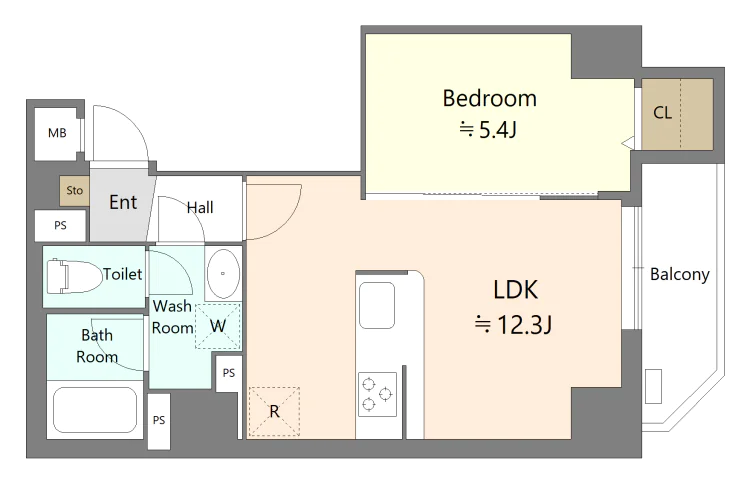 【新築】Alivis本郷三丁目（アリビスホンゴウサンチョウメ） 10階 1LDKの間取り