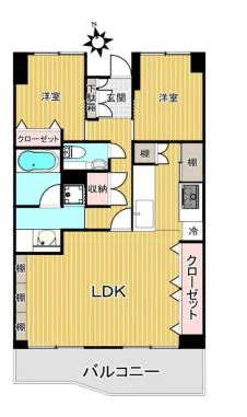 本郷壱岐坂ハイツ 5階 3LDKの間取り