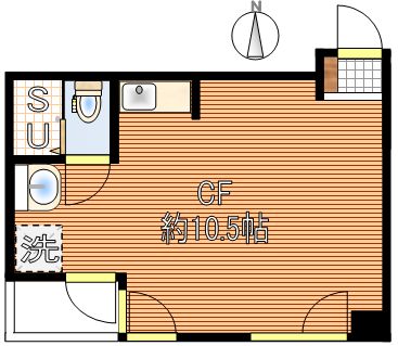 パレス御茶ノ水１号館 3階 1Rの間取り