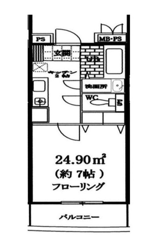 本郷SSレジデンス【本郷エスエスレジデンス】 4階 1Kの間取り