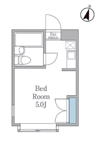 Grand Value 小日向(旧シャルム小日向) 3階 1Rの間取り