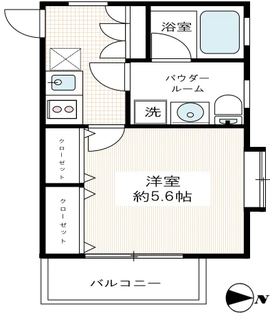 VIVRE本郷【ヴィーブ本郷】 9階 1Kの間取り