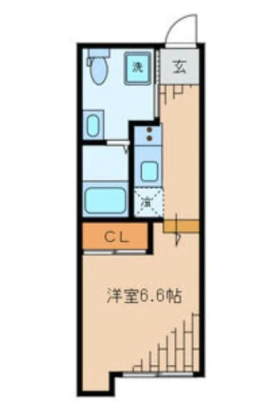 LAPiS本駒込 1階 1Kの間取り