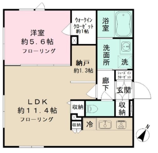 エスタジオ本駒込 4階 1SLDKの間取り