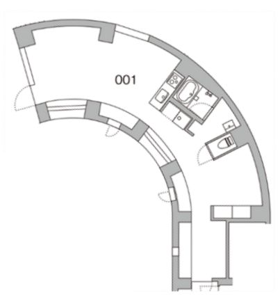 【新築】天神町place 0階 1Rの間取り