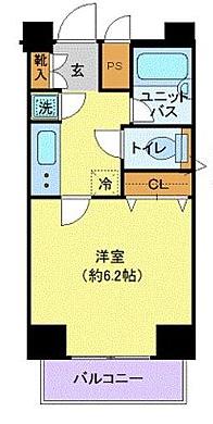 ソアブール小石川NOVA 4階 1Kの間取り