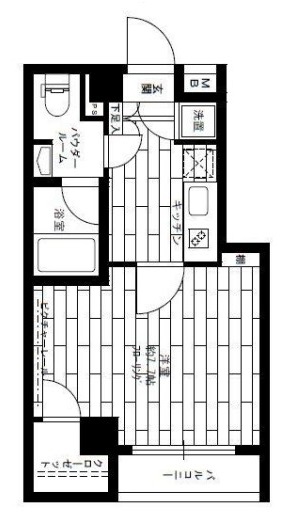 ステージファースト本駒込Ⅱ 3階 1Kの間取り