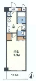 ビタ　フェリーチェ 1階 1Kの間取り