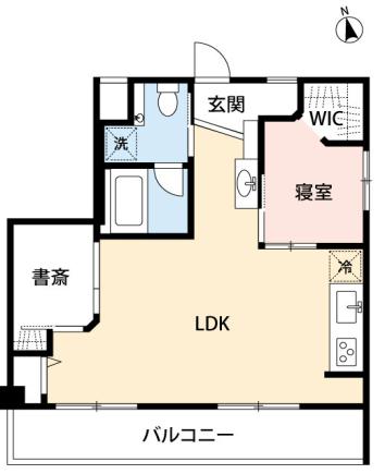 東海文京マンション 7階 1SLDKの間取り