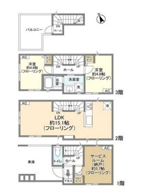 【築浅】Kolet千駄木（コレットセンダギ） 1階 2SLDKの間取り