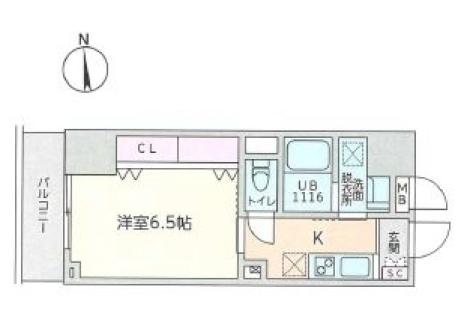 ＣＡＶＥ　ＹＵＳＨＩＭＡ（ケイブ湯島） 13階 1Kの間取り