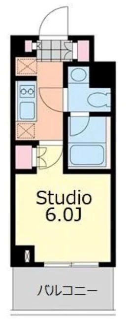 エスティメゾン千石 1階 1Kの間取り
