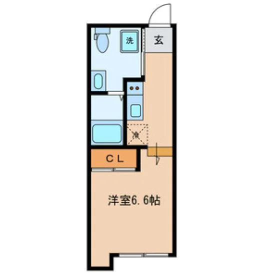 LAPiS本駒込 1階 1Kの間取り