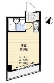 エトワール目白台 3階 1Rの間取り