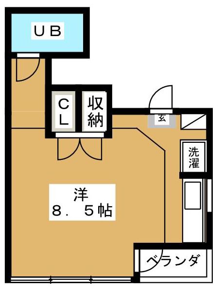 岡田ビル（湯島） 3階 1Rの間取り