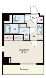 GRANPASEO本郷壱岐坂（グランパセオ本郷壱岐坂） 6階 1Kの間取り