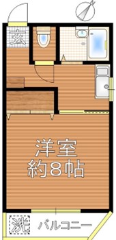 マンション太田 1階 1Kの間取り