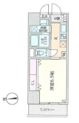 CAVE YUSHIMA(ケイブ湯島) 2階 1Kの間取り