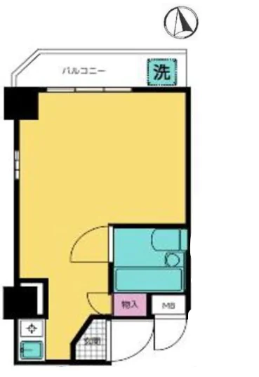 TOP江戸川橋【トップ江戸川橋】 3階 1Rの間取り