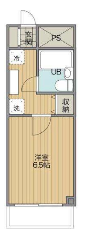 コンフォート目白台 3階 1Kの間取り