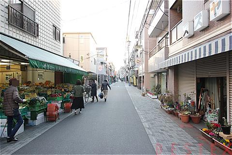 千石の住宅街の静かな風景