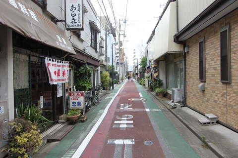 千石の住宅街