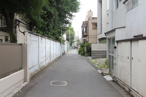 千石の住宅街
