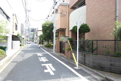 弥生2丁目の住宅街