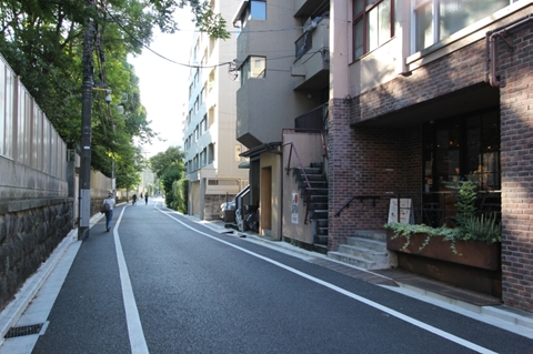 占春園周辺の住宅街