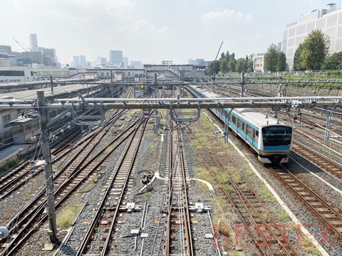 上野駅の線路