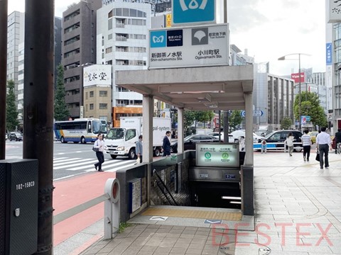 新御茶ノ水駅と小川町駅