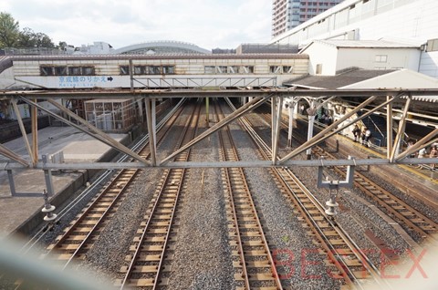 日暮里駅の線路